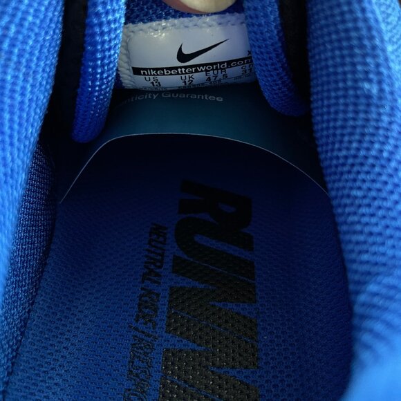 NEW Nike Air Pegasus 30 Running Trainers 2013 Blue Black Volt 599205-405 13 US - Picture 12 of 16